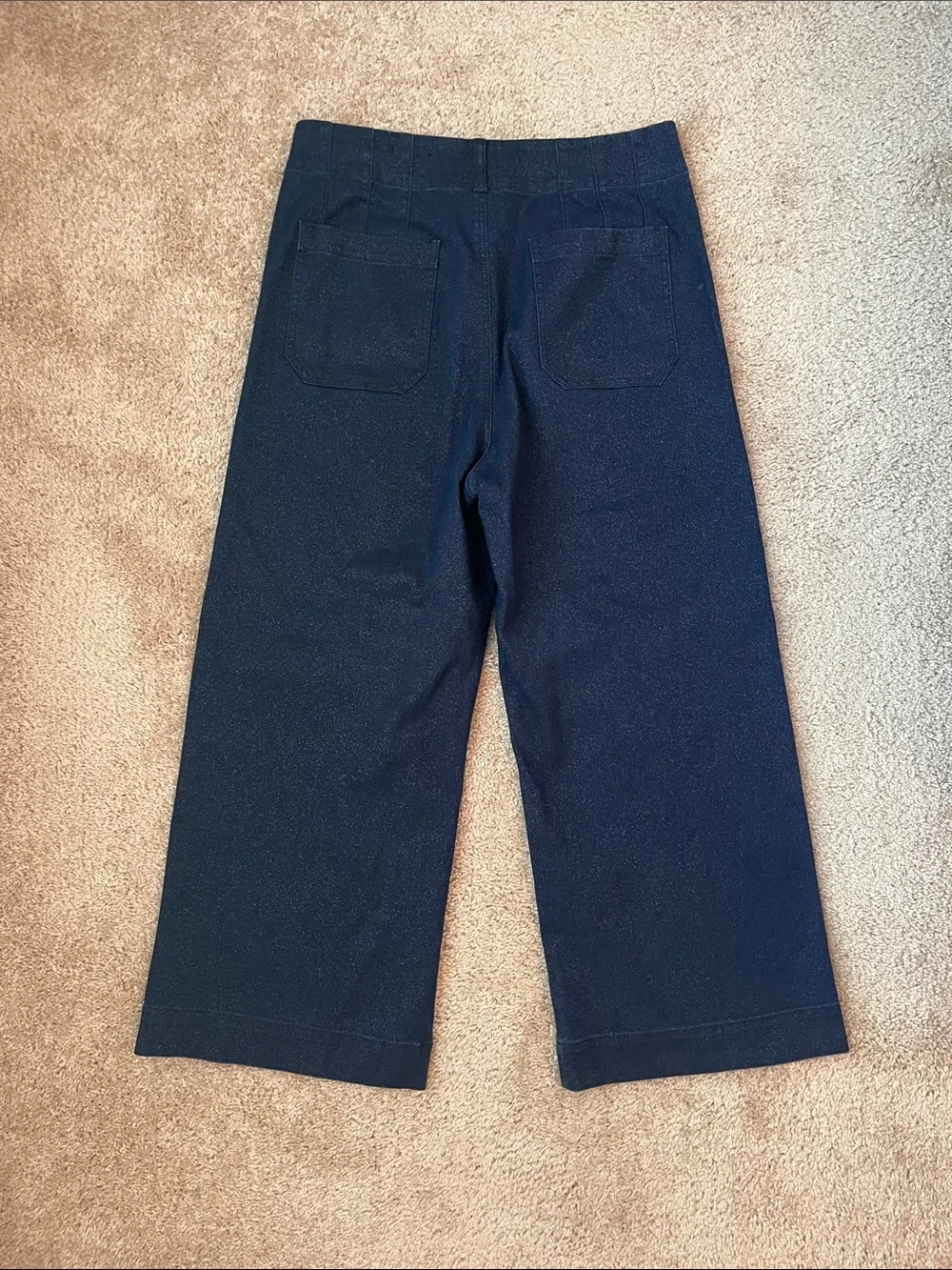 Maeve by Anthropologie The Colette Sparkle Wide Cropped Pants - Picture 8 of 13